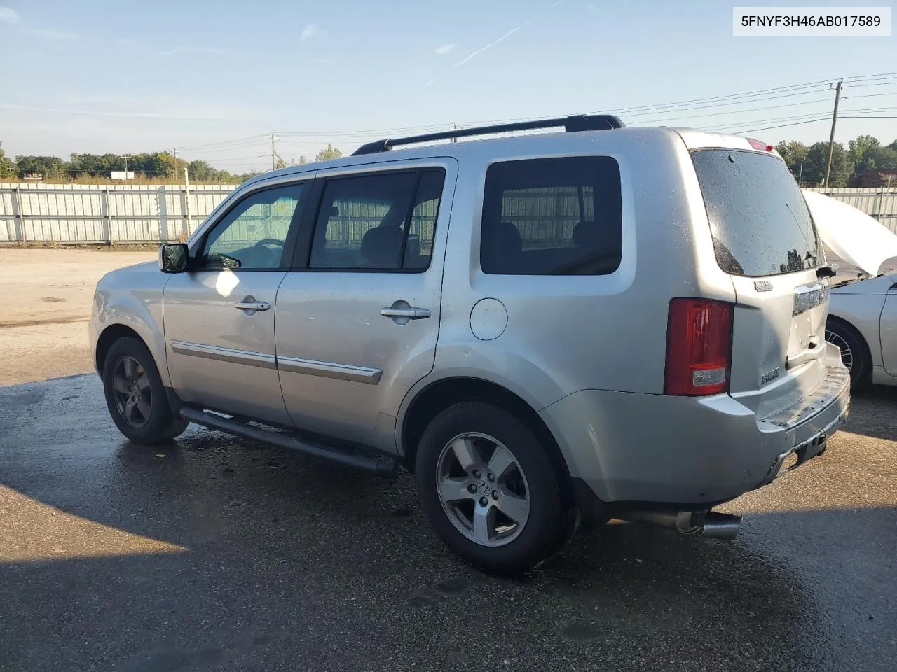 2010 Honda Pilot Ex VIN: 5FNYF3H46AB017589 Lot: 72638524