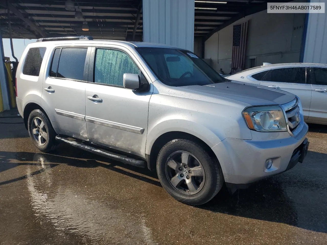 2010 Honda Pilot Ex VIN: 5FNYF3H46AB017589 Lot: 72638524