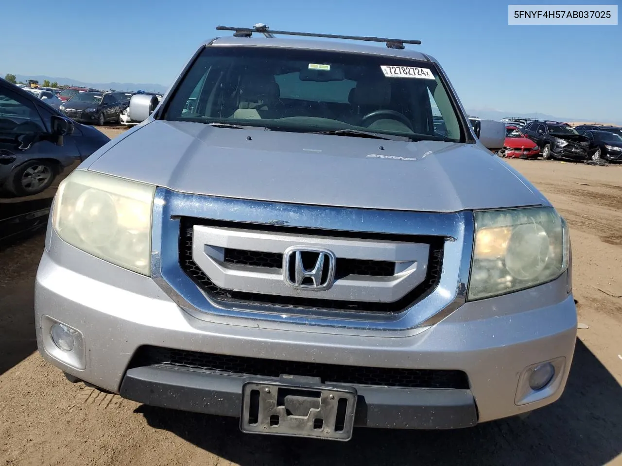 2010 Honda Pilot Exl VIN: 5FNYF4H57AB037025 Lot: 72782724