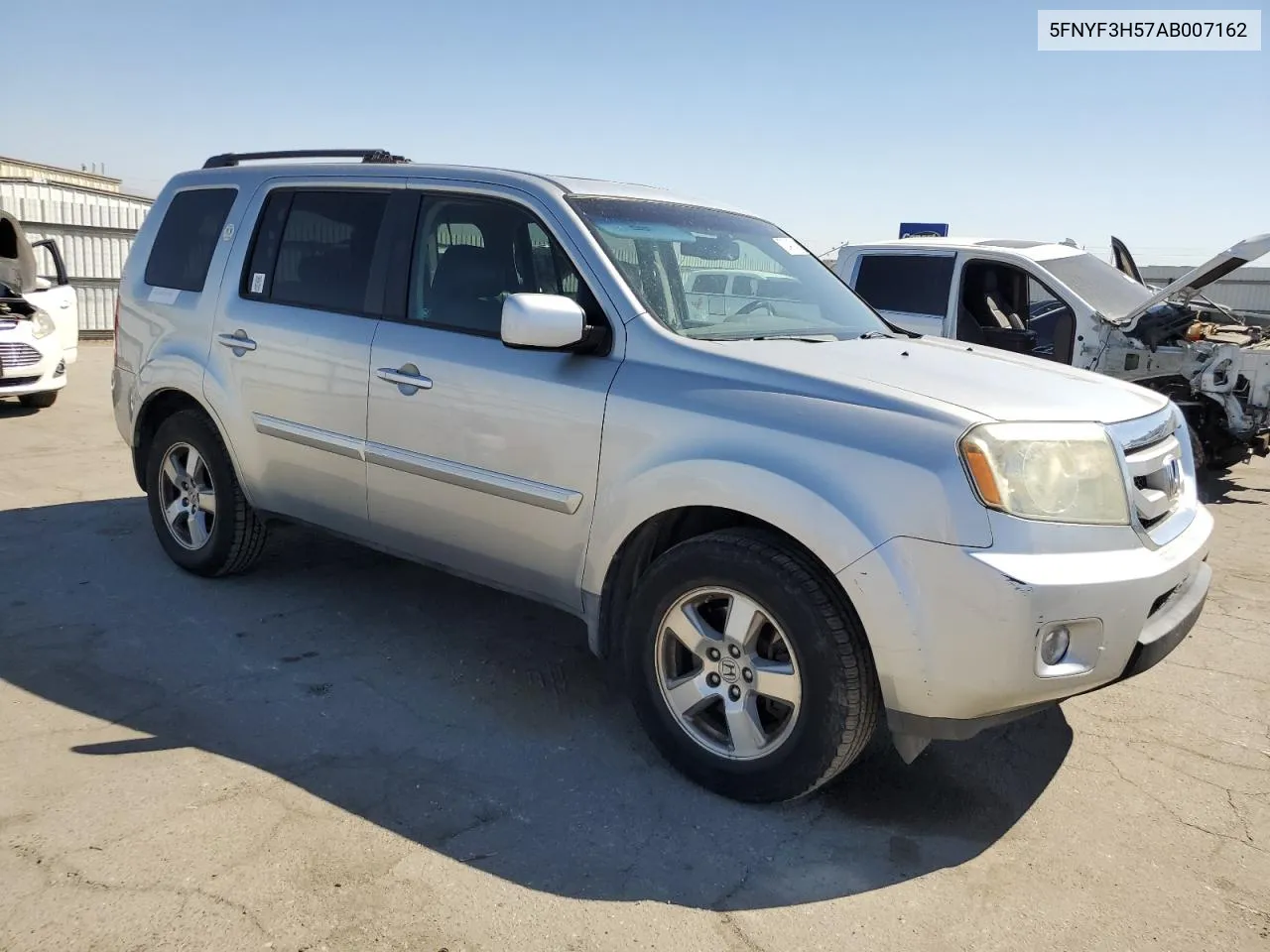 2010 Honda Pilot Exl VIN: 5FNYF3H57AB007162 Lot: 72840094