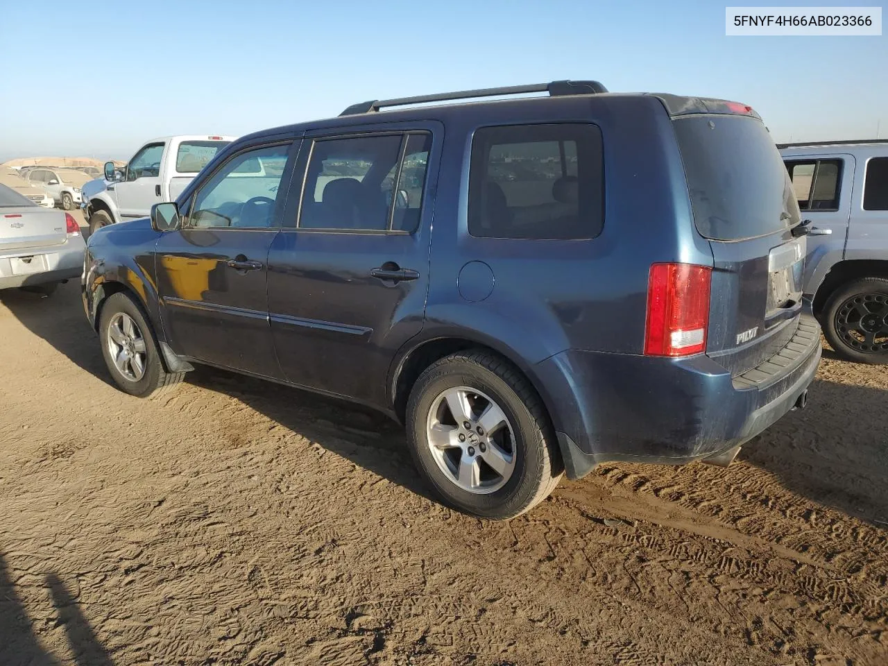 5FNYF4H66AB023366 2010 Honda Pilot Exl