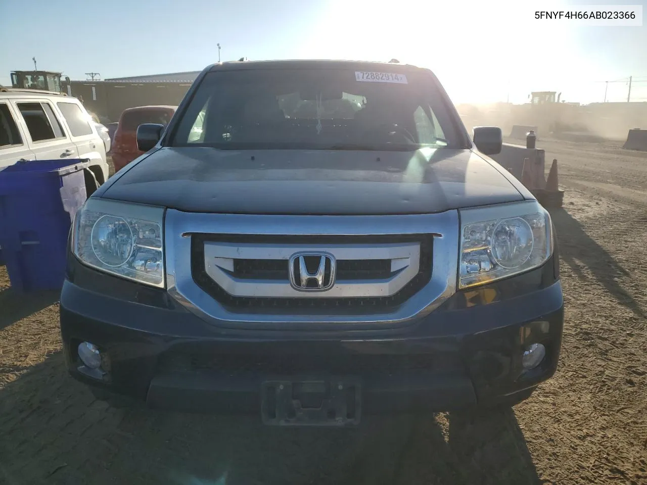 2010 Honda Pilot Exl VIN: 5FNYF4H66AB023366 Lot: 72882914