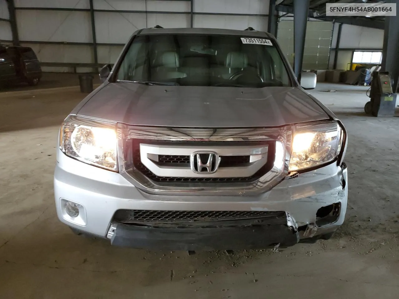 5FNYF4H54AB001664 2010 Honda Pilot Exl