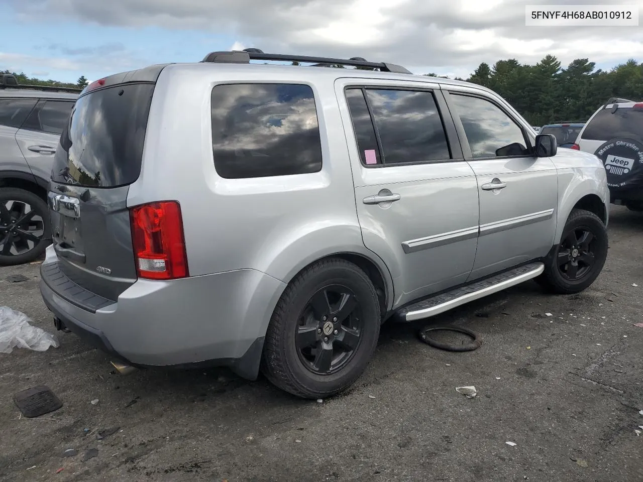 2010 Honda Pilot Exl VIN: 5FNYF4H68AB010912 Lot: 73838204