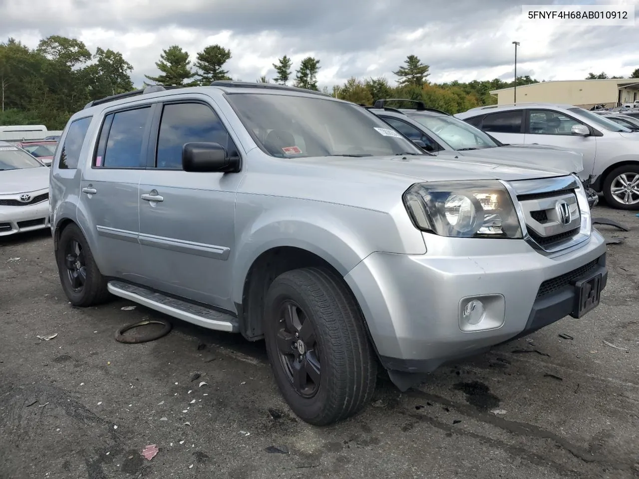 2010 Honda Pilot Exl VIN: 5FNYF4H68AB010912 Lot: 73838204