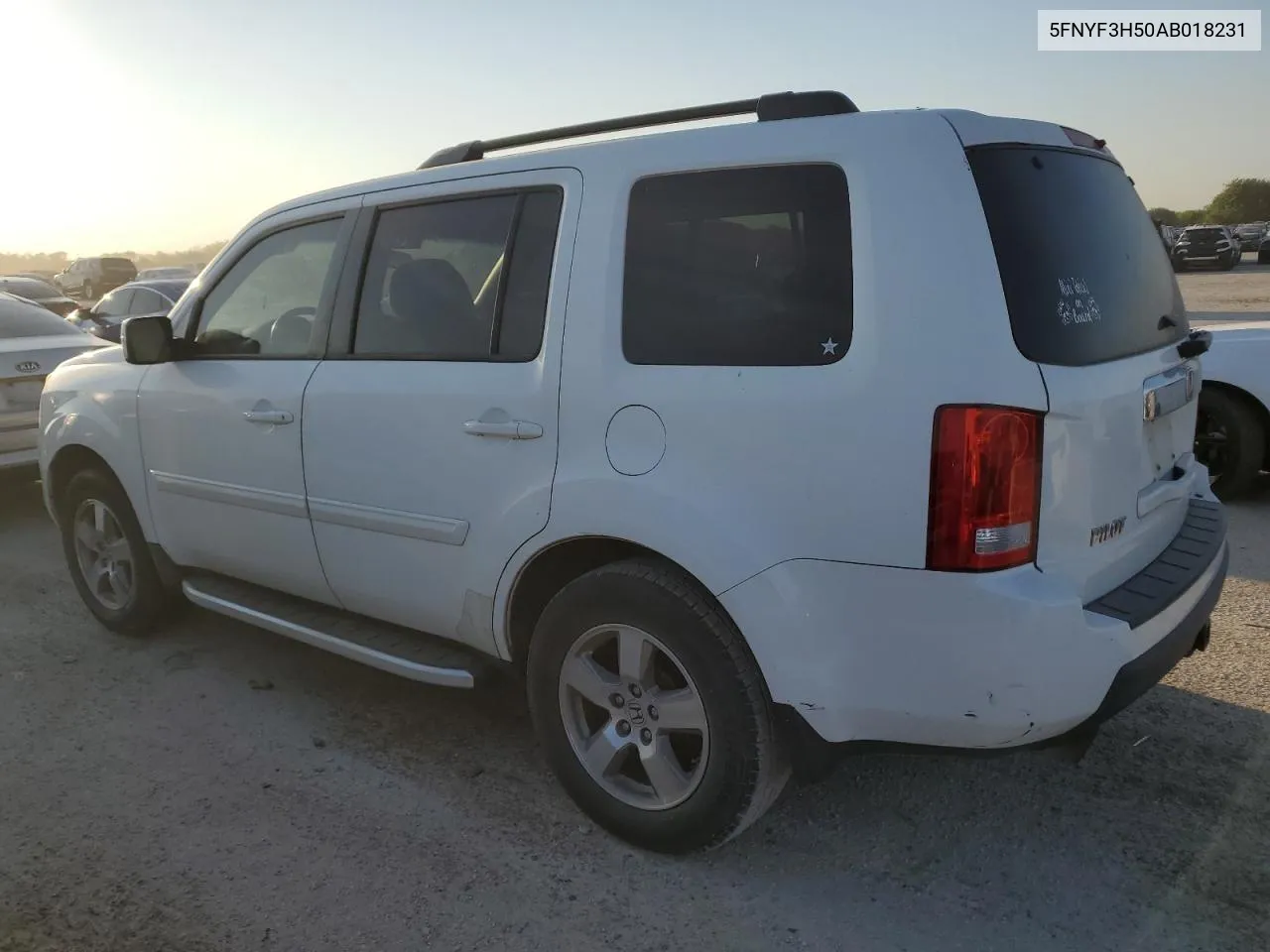 2010 Honda Pilot Exl VIN: 5FNYF3H50AB018231 Lot: 73884954