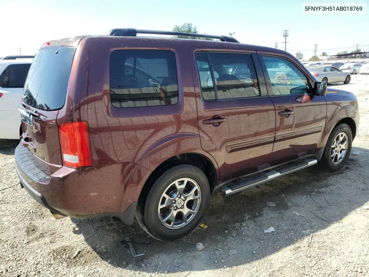 5FNYF3H51AB018769 2010 Honda Pilot Exl