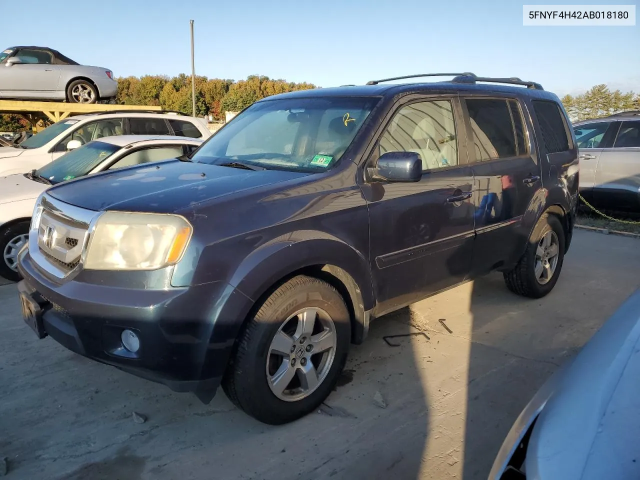 2010 Honda Pilot Ex VIN: 5FNYF4H42AB018180 Lot: 74224904