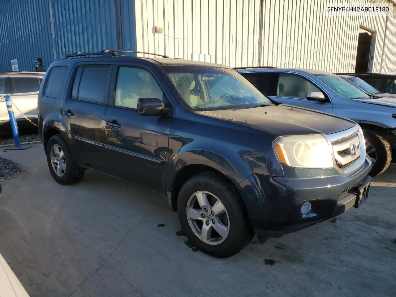 5FNYF4H42AB018180 2010 Honda Pilot Ex