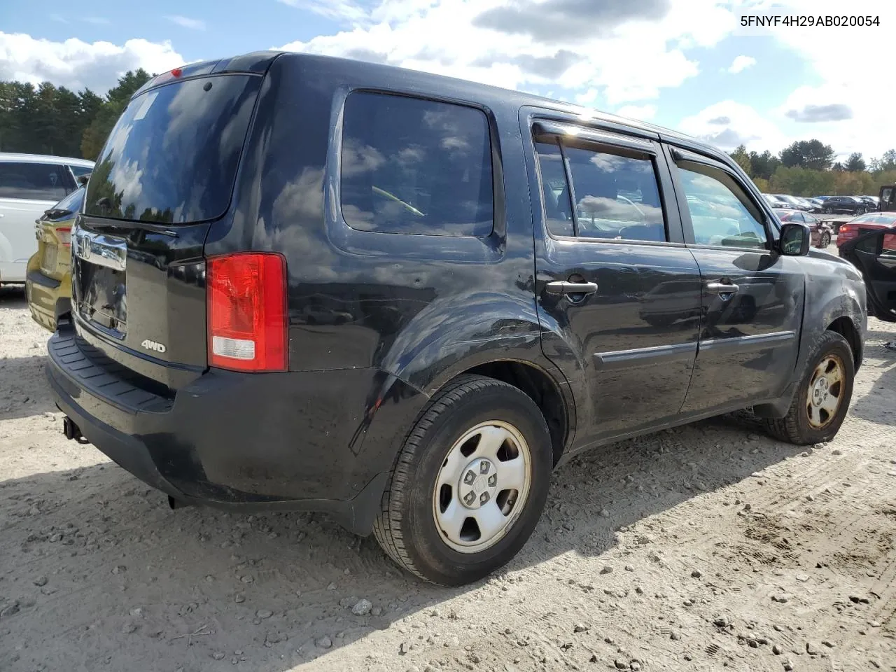 2010 Honda Pilot Lx VIN: 5FNYF4H29AB020054 Lot: 74383734