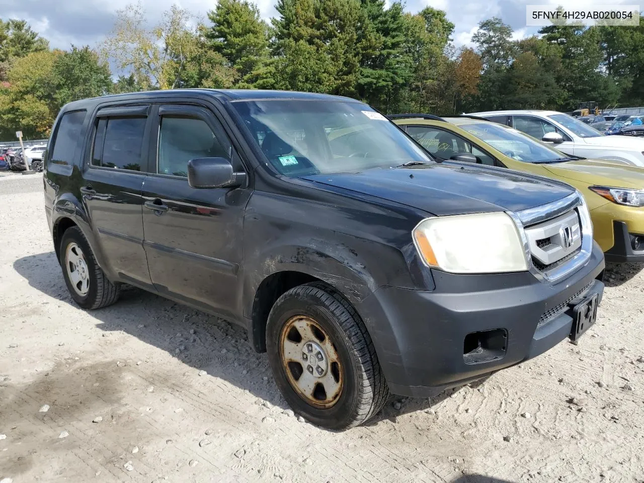 2010 Honda Pilot Lx VIN: 5FNYF4H29AB020054 Lot: 74383734