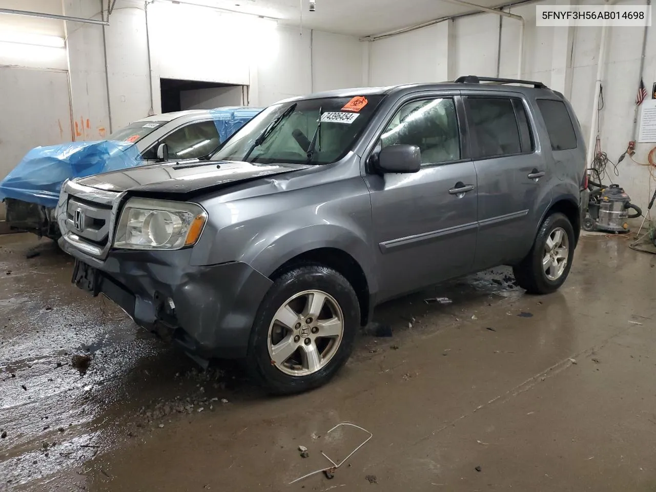 2010 Honda Pilot Exl VIN: 5FNYF3H56AB014698 Lot: 74396454