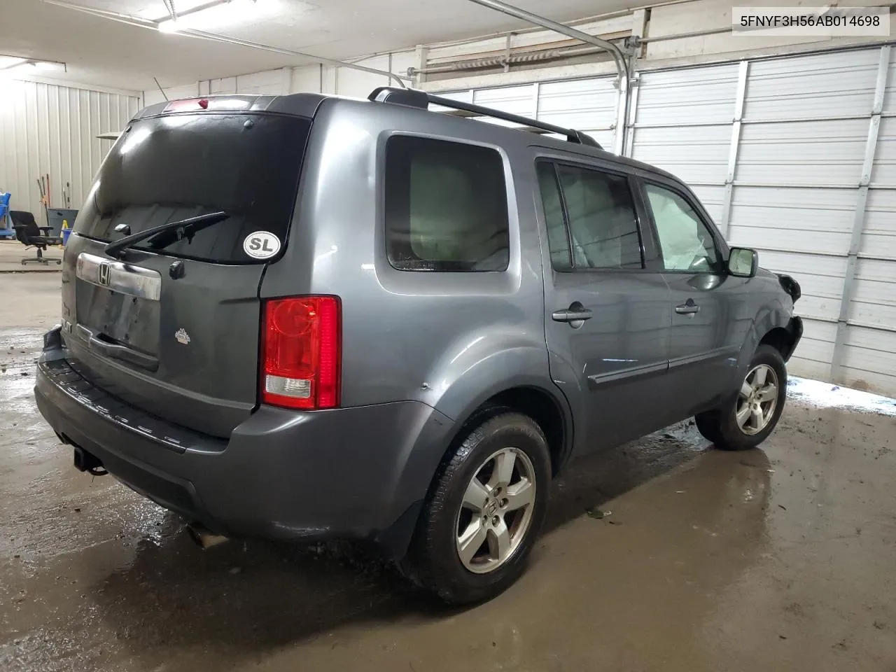 2010 Honda Pilot Exl VIN: 5FNYF3H56AB014698 Lot: 74396454