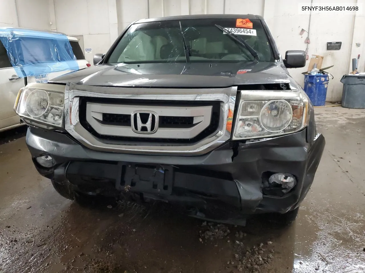 2010 Honda Pilot Exl VIN: 5FNYF3H56AB014698 Lot: 74396454