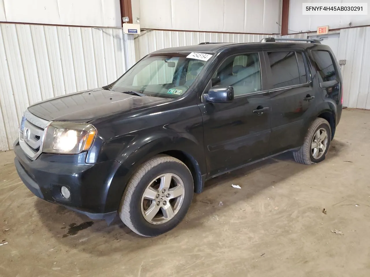 2010 Honda Pilot Ex VIN: 5FNYF4H45AB030291 Lot: 74545194