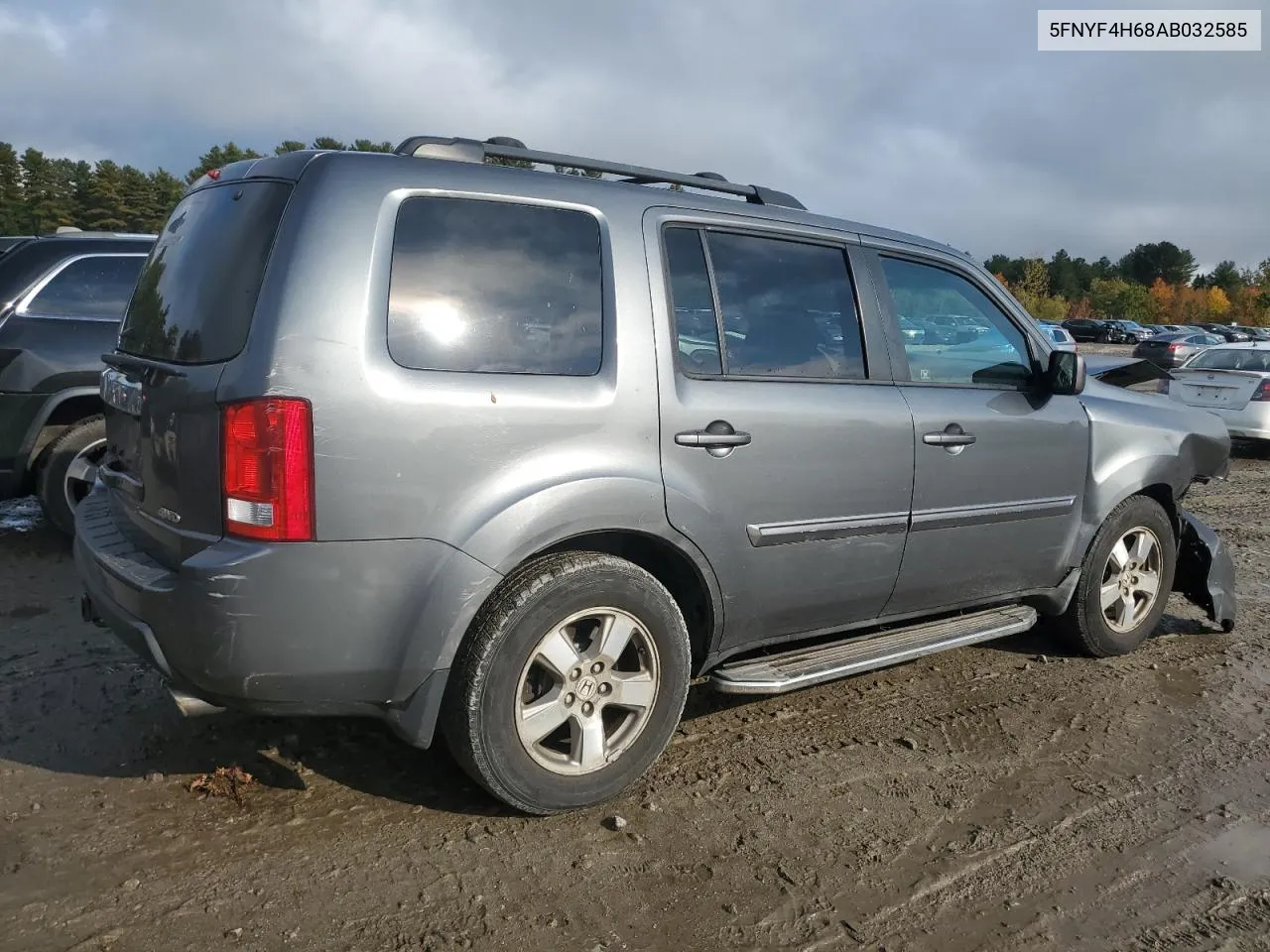 2010 Honda Pilot Exl VIN: 5FNYF4H68AB032585 Lot: 74765104