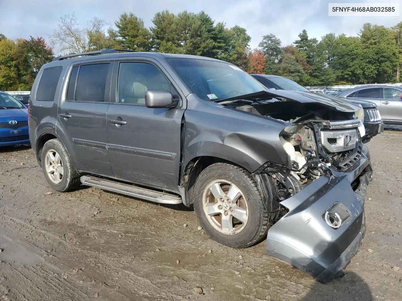 2010 Honda Pilot Exl VIN: 5FNYF4H68AB032585 Lot: 74765104