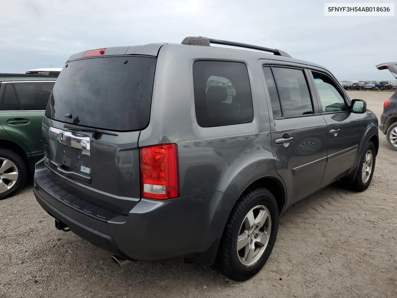 2010 Honda Pilot Exl VIN: 5FNYF3H54AB018636 Lot: 75037294