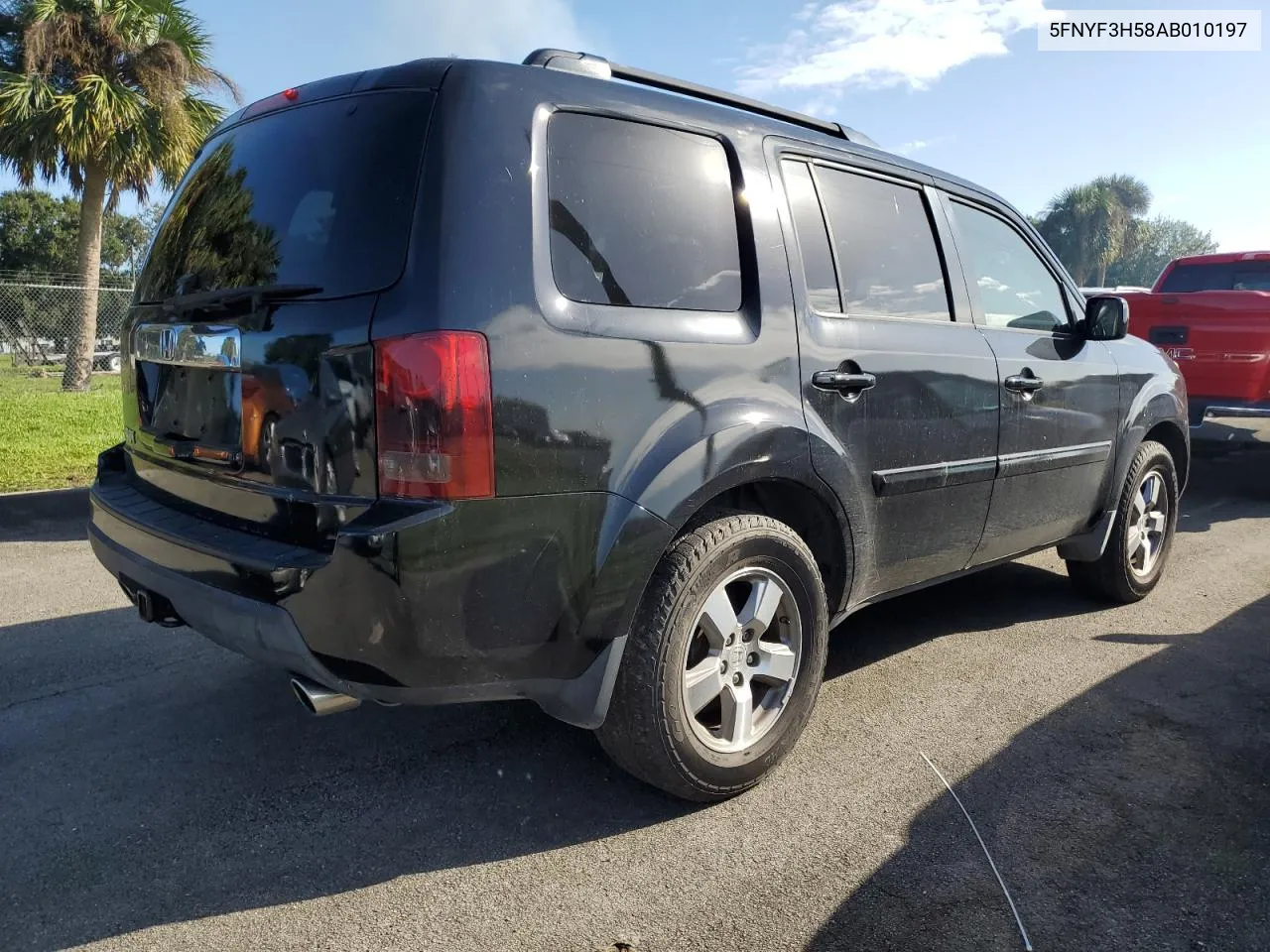 2010 Honda Pilot Exl VIN: 5FNYF3H58AB010197 Lot: 75132324