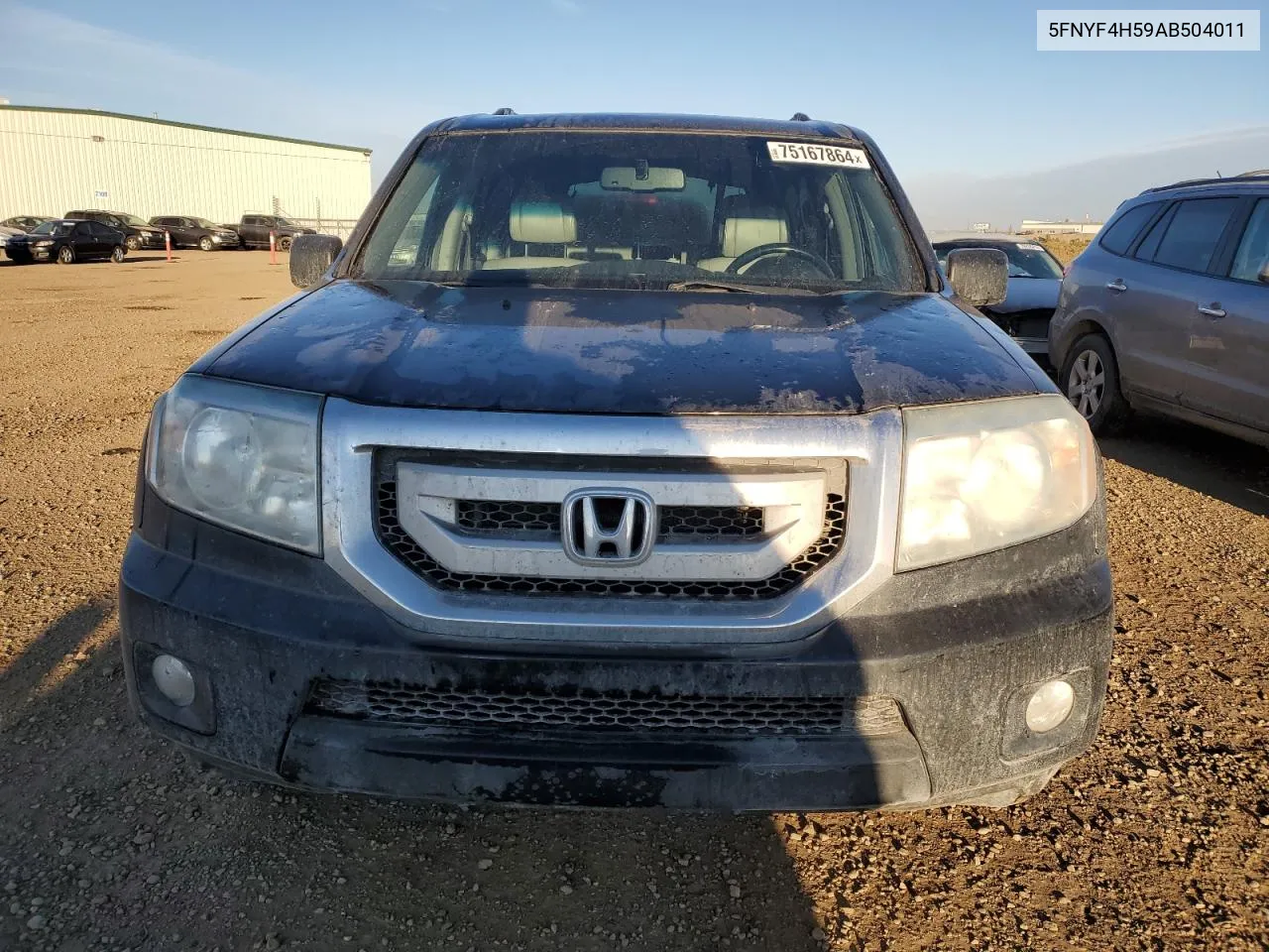 2010 Honda Pilot Exl VIN: 5FNYF4H59AB504011 Lot: 75167864