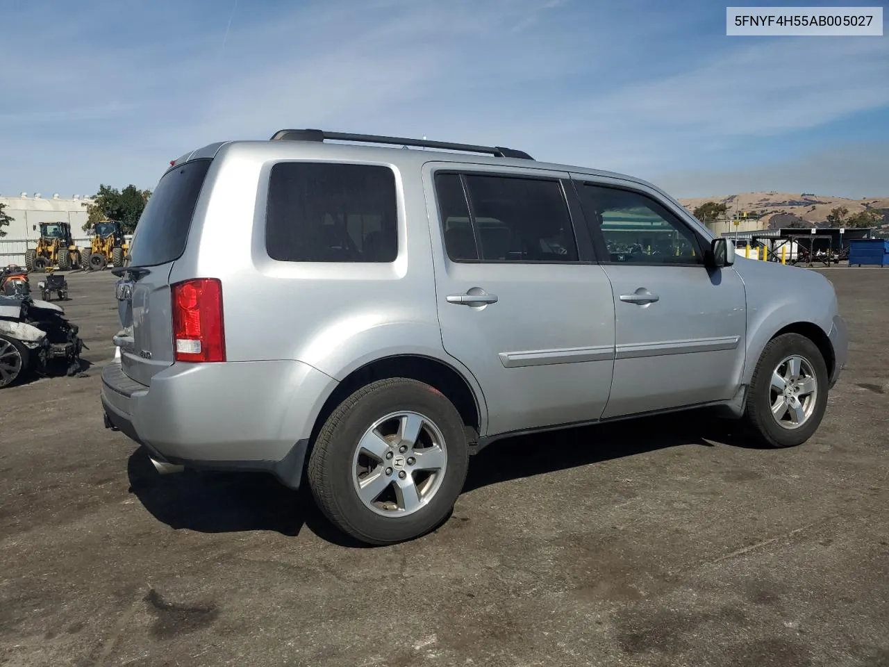 2010 Honda Pilot Exl VIN: 5FNYF4H55AB005027 Lot: 75218874