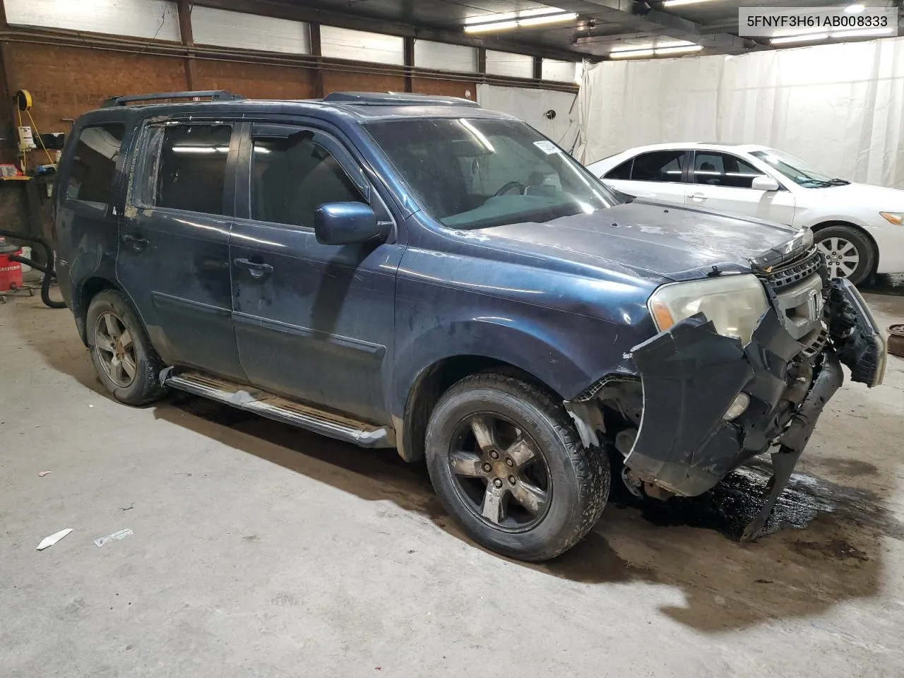 2010 Honda Pilot Exl VIN: 5FNYF3H61AB008333 Lot: 75306044