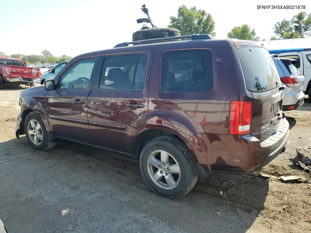 2010 Honda Pilot Exl VIN: 5FNYF3H5XAB021878 Lot: 75345924