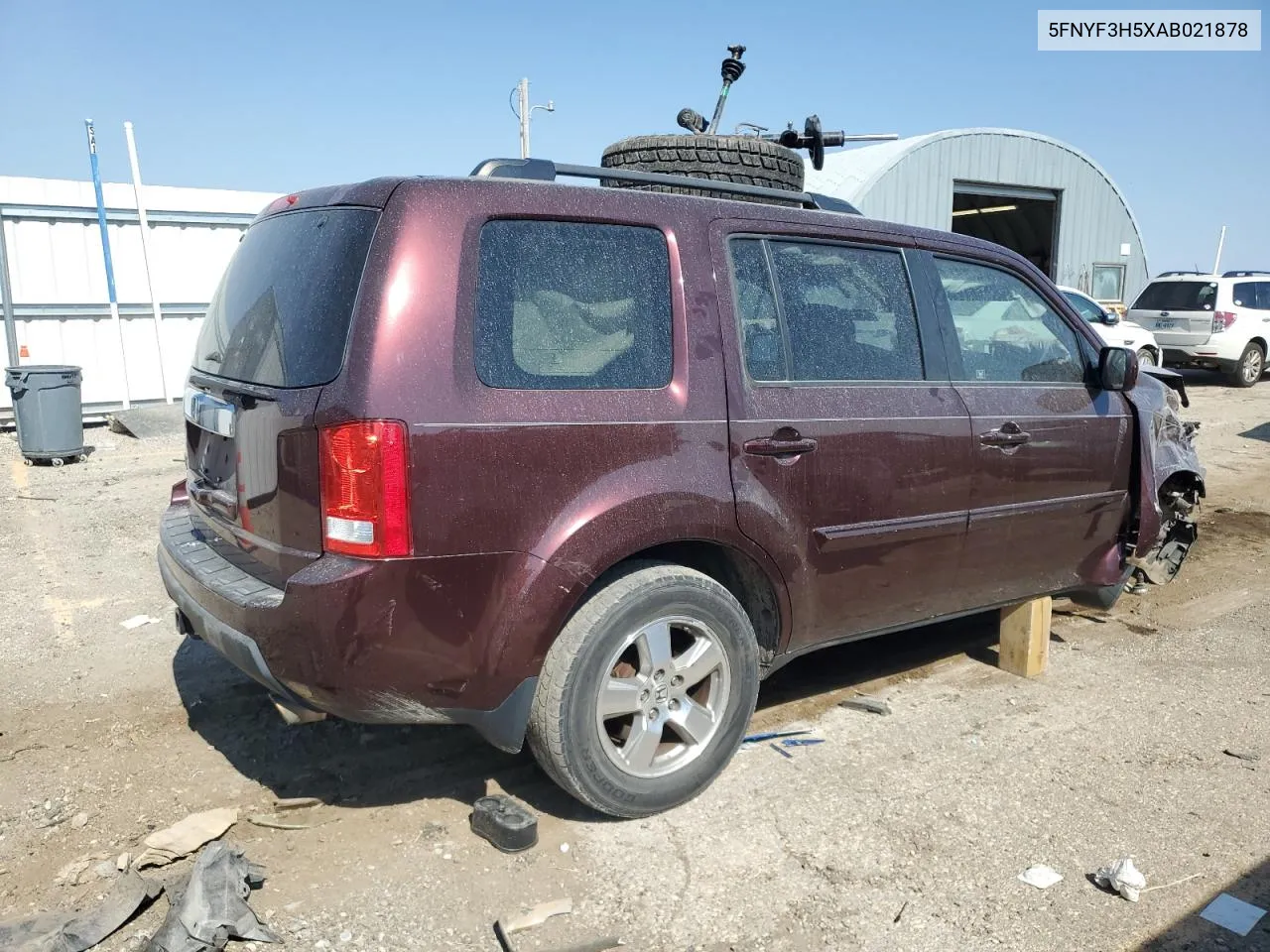 2010 Honda Pilot Exl VIN: 5FNYF3H5XAB021878 Lot: 75345924