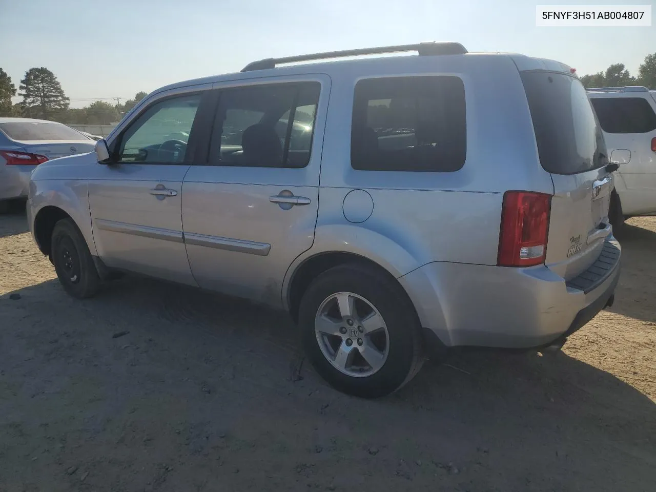 2010 Honda Pilot Exl VIN: 5FNYF3H51AB004807 Lot: 75516374