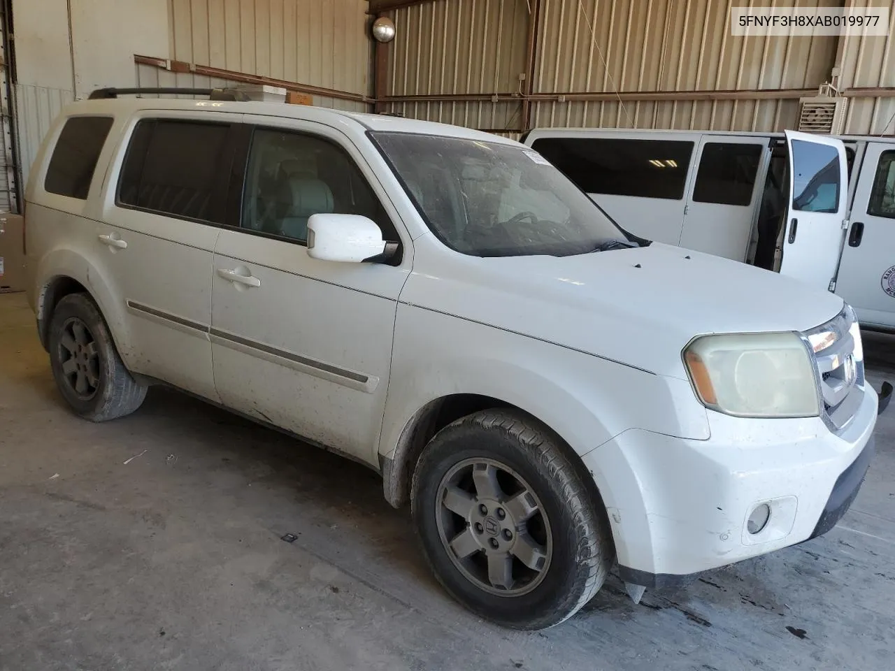 2010 Honda Pilot Touring VIN: 5FNYF3H8XAB019977 Lot: 75955974