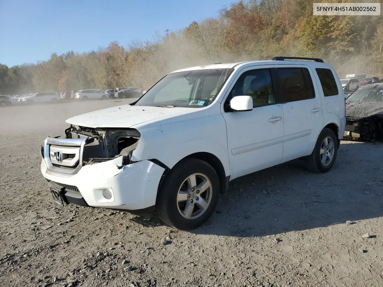 2010 Honda Pilot Exl VIN: 5FNYF4H51AB002562 Lot: 76356284