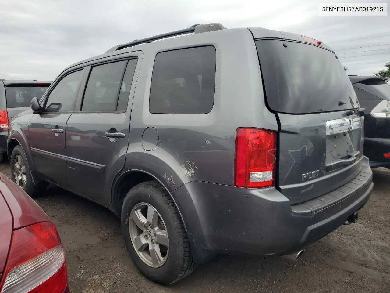 2010 Honda Pilot Exl VIN: 5FNYF3H57AB019215 Lot: 76563714