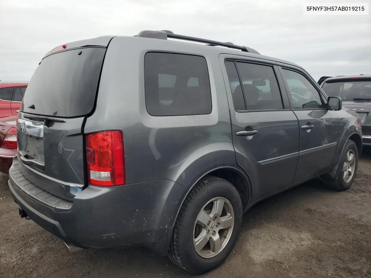 2010 Honda Pilot Exl VIN: 5FNYF3H57AB019215 Lot: 76563714