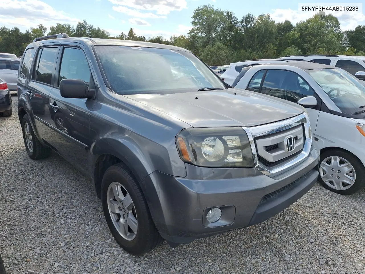 2010 Honda Pilot Ex VIN: 5FNYF3H44AB015288 Lot: 76588894