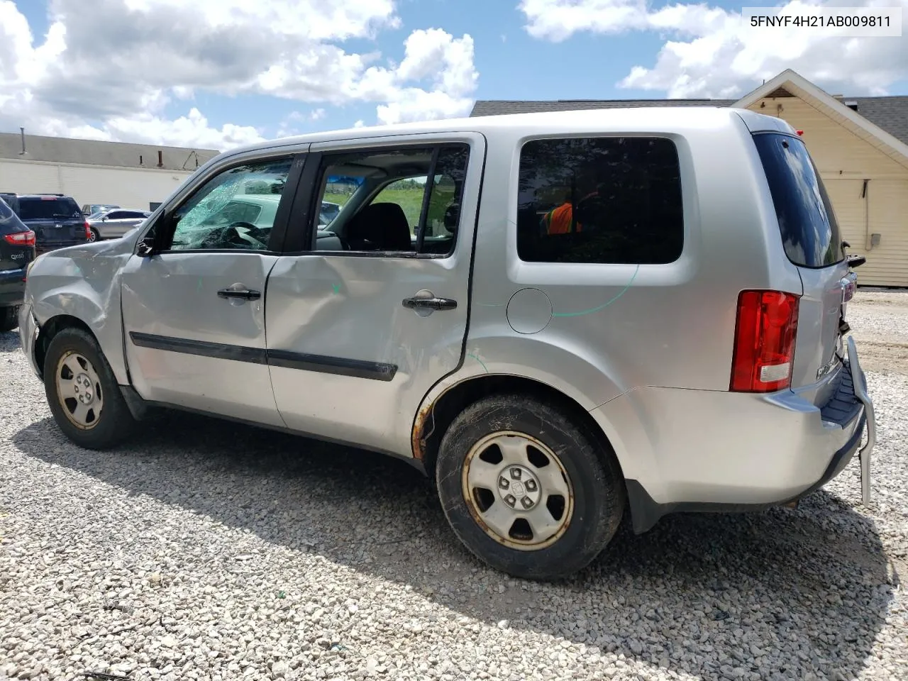 2010 Honda Pilot Lx VIN: 5FNYF4H21AB009811 Lot: 76599524