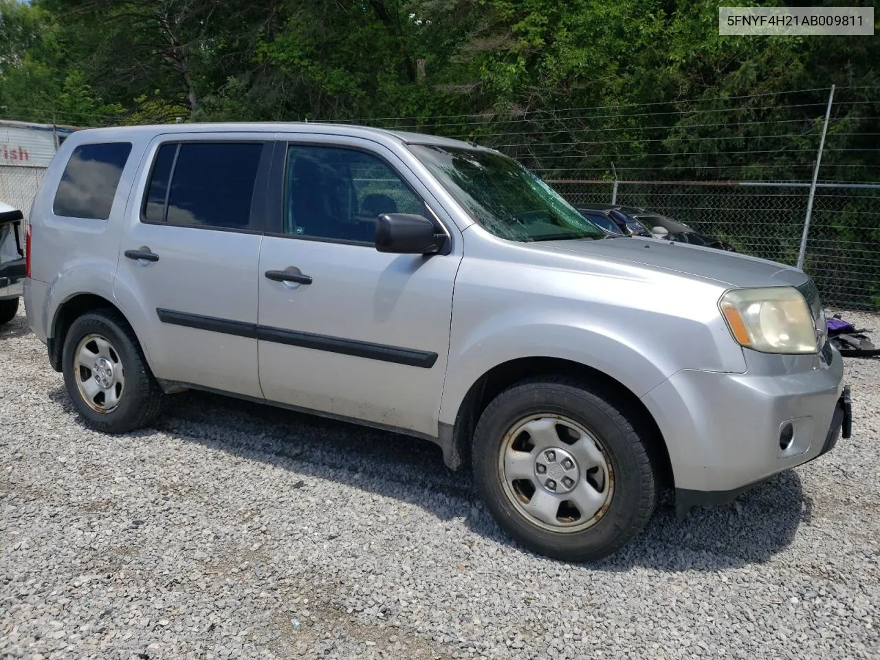 2010 Honda Pilot Lx VIN: 5FNYF4H21AB009811 Lot: 76599524