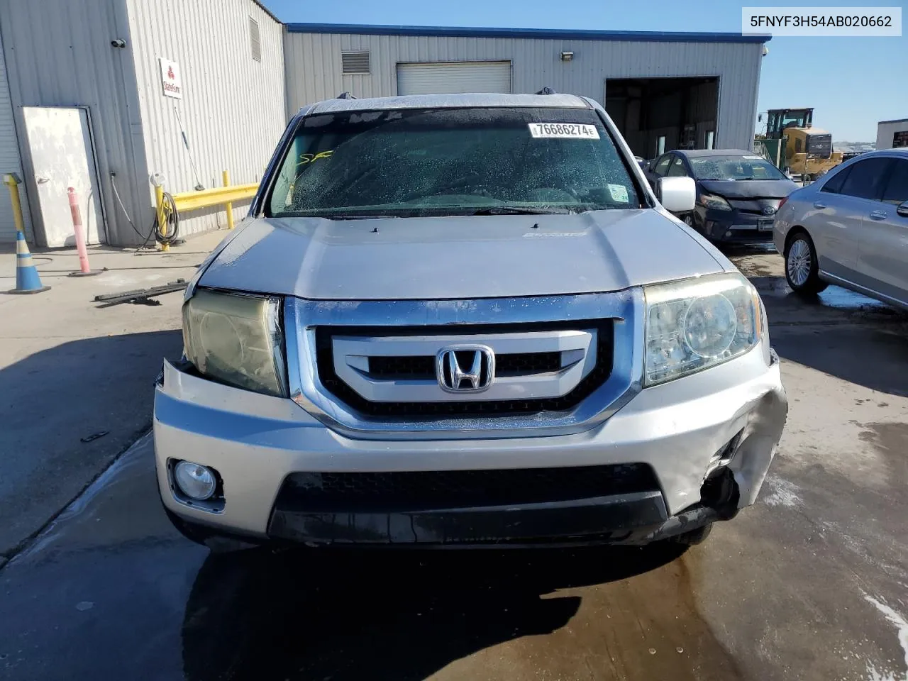 5FNYF3H54AB020662 2010 Honda Pilot Exl