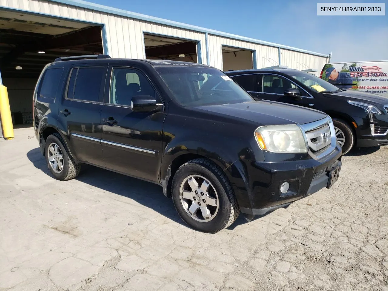 2010 Honda Pilot Touring VIN: 5FNYF4H89AB012833 Lot: 77142814