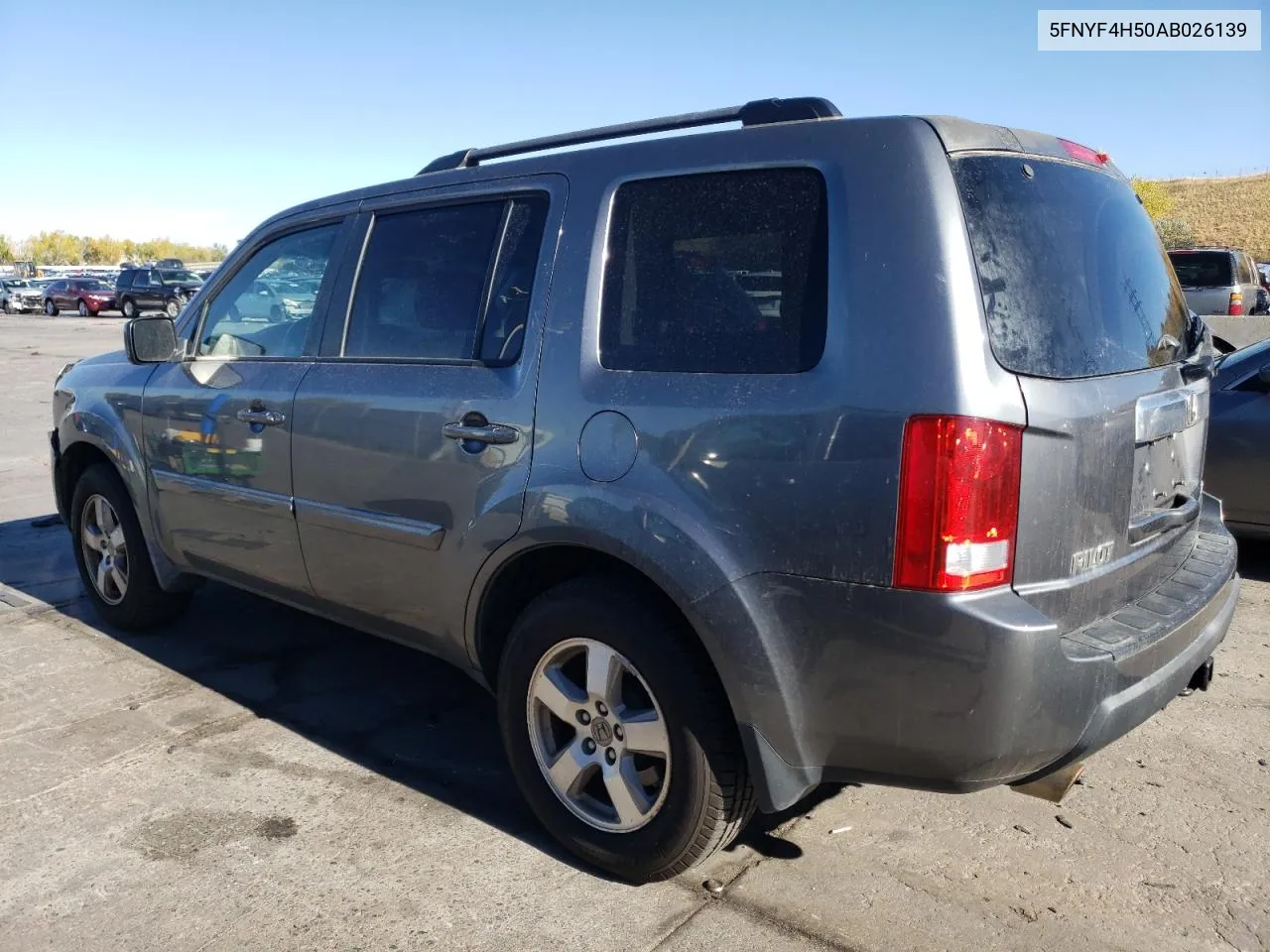 2010 Honda Pilot Exl VIN: 5FNYF4H50AB026139 Lot: 77178954