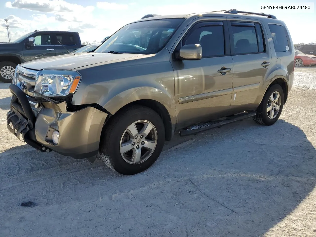 2010 Honda Pilot Exl VIN: 5FNYF4H69AB024480 Lot: 77666484