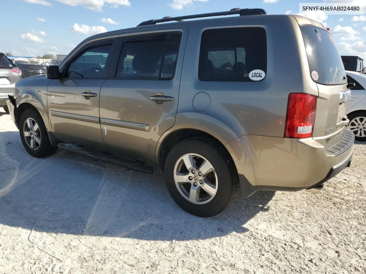 2010 Honda Pilot Exl VIN: 5FNYF4H69AB024480 Lot: 77666484