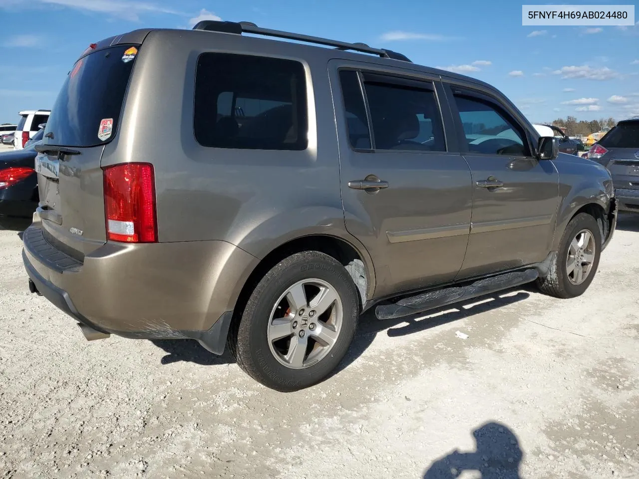 2010 Honda Pilot Exl VIN: 5FNYF4H69AB024480 Lot: 77666484