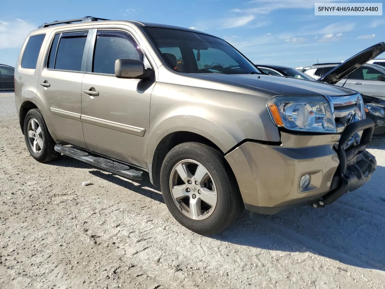 2010 Honda Pilot Exl VIN: 5FNYF4H69AB024480 Lot: 77666484