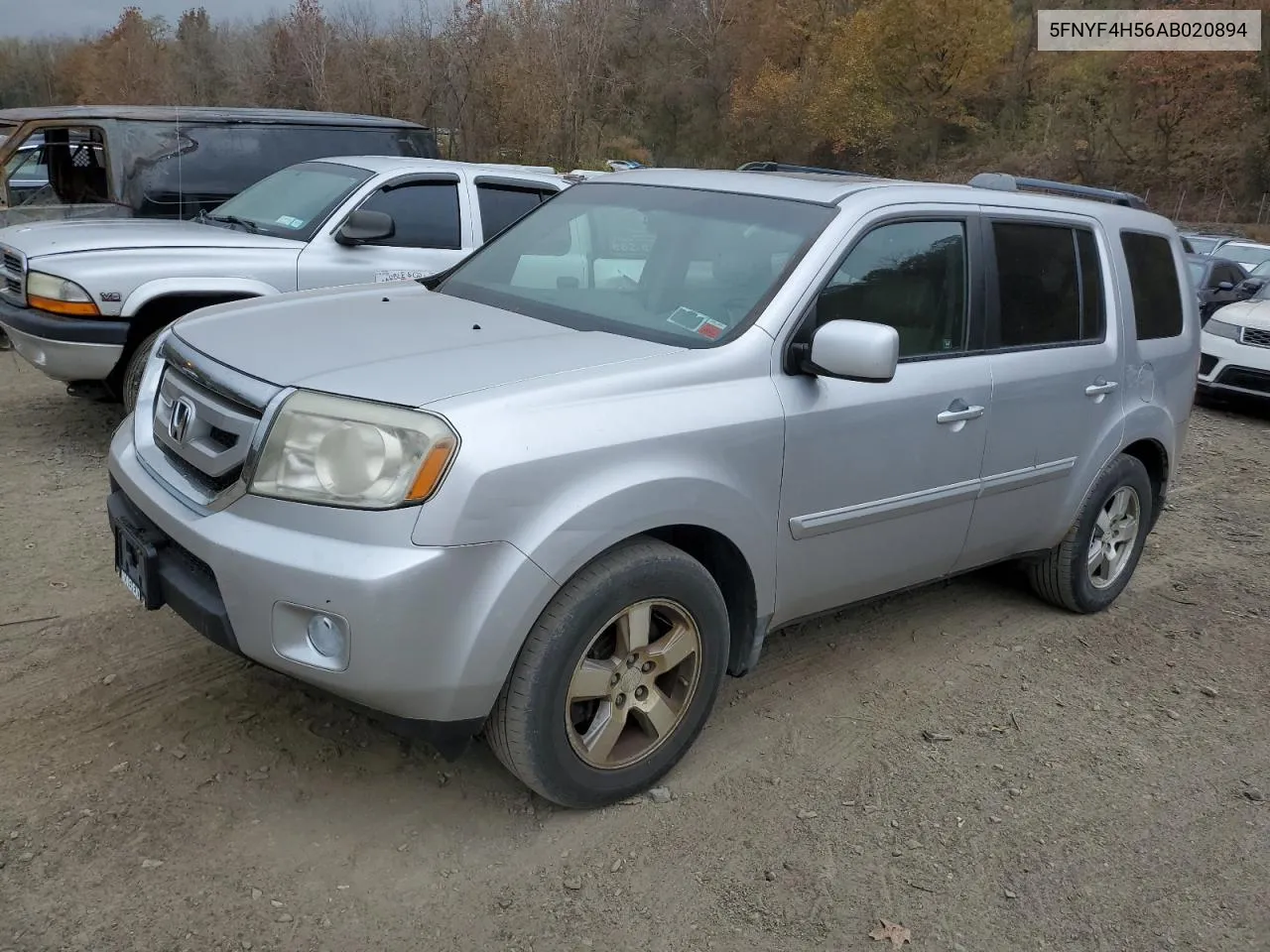 2010 Honda Pilot Exl VIN: 5FNYF4H56AB020894 Lot: 78180704