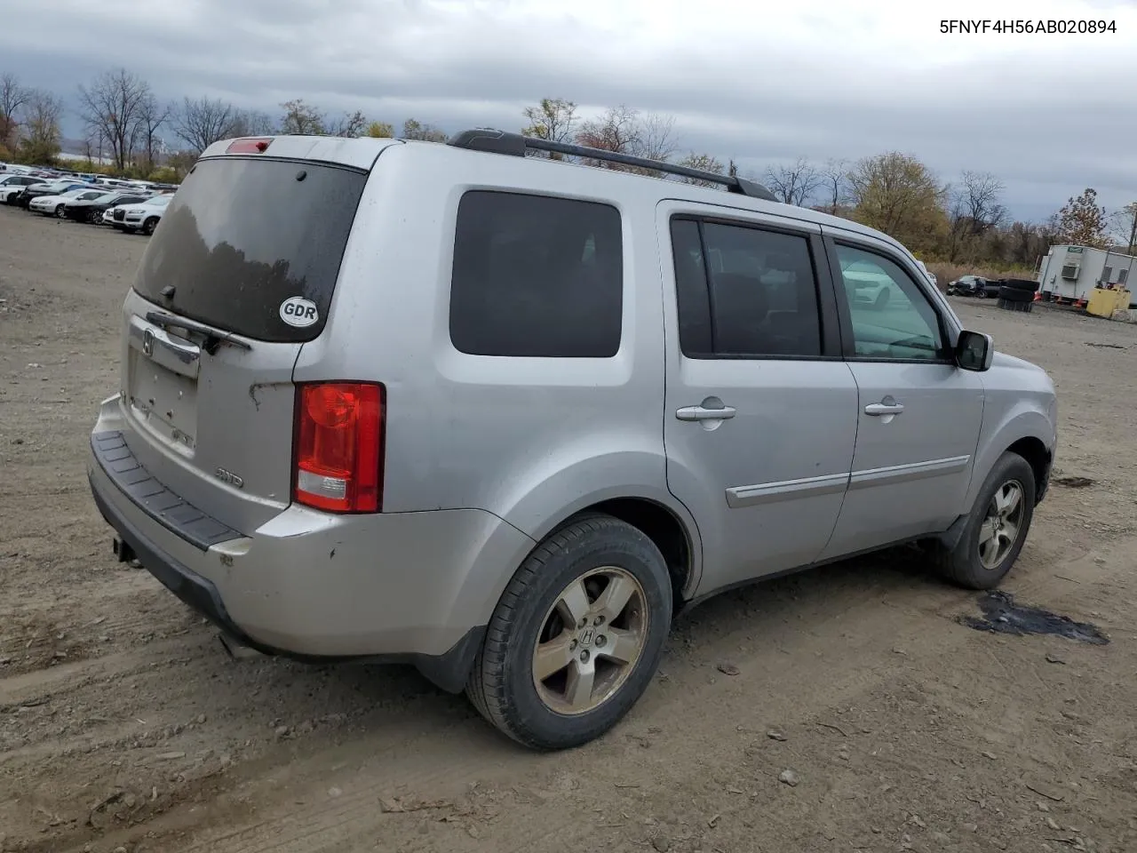 2010 Honda Pilot Exl VIN: 5FNYF4H56AB020894 Lot: 78180704