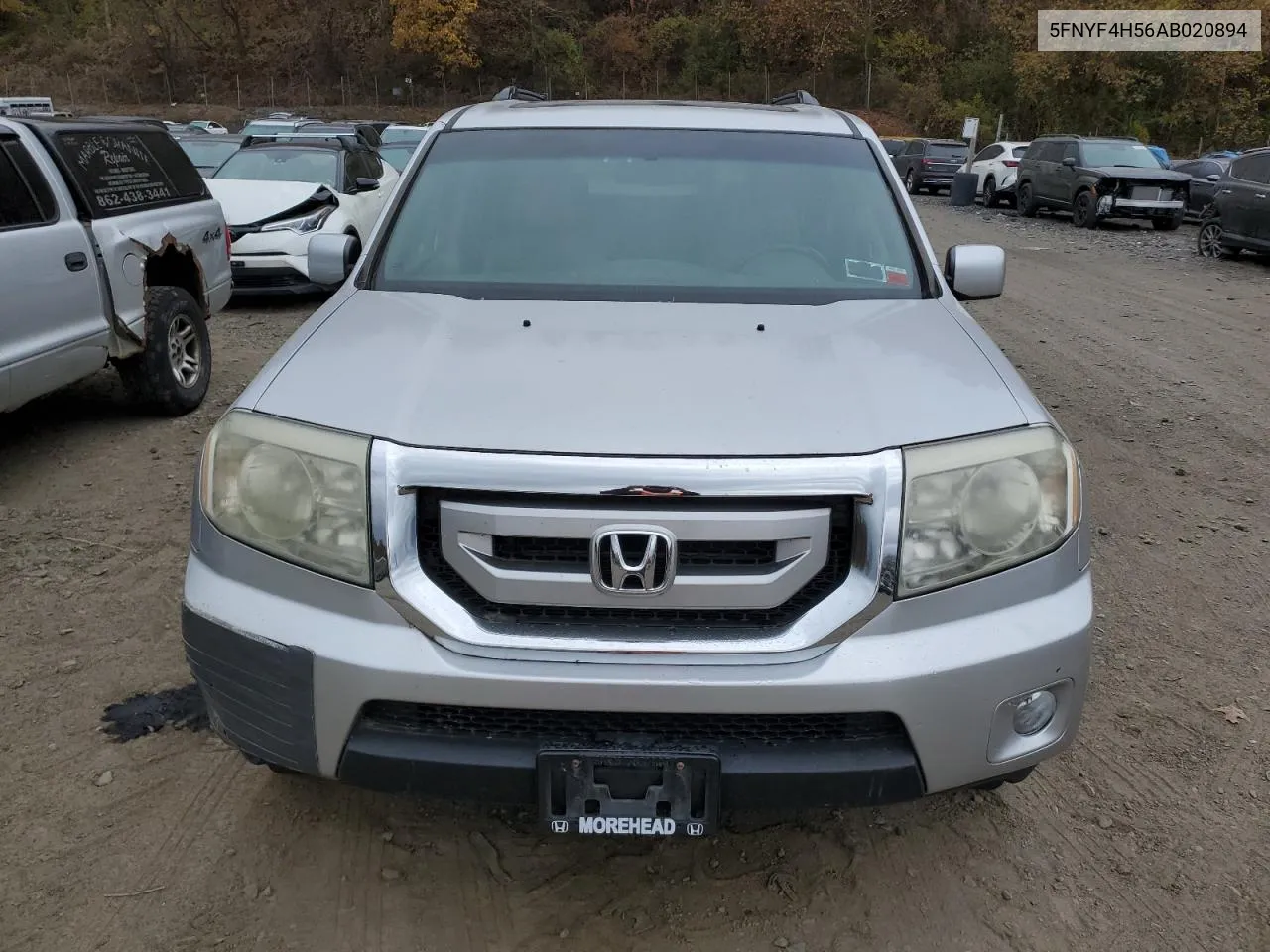 2010 Honda Pilot Exl VIN: 5FNYF4H56AB020894 Lot: 78180704