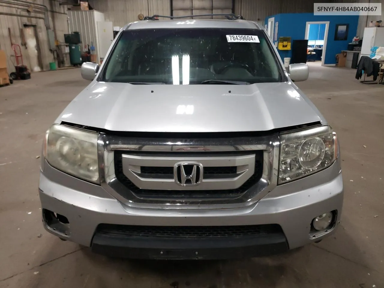 2010 Honda Pilot Touring VIN: 5FNYF4H84AB040667 Lot: 78439604