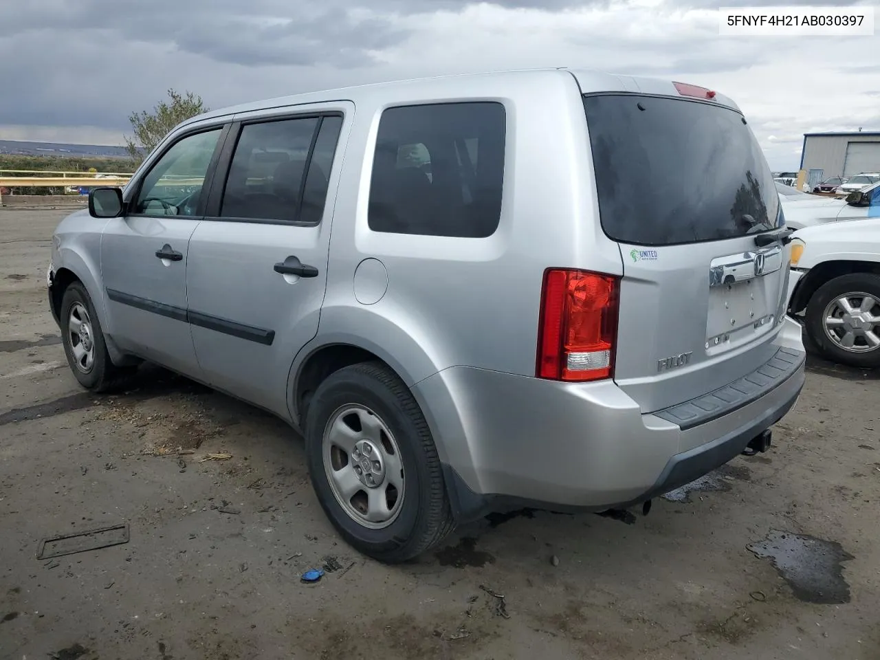 2010 Honda Pilot Lx VIN: 5FNYF4H21AB030397 Lot: 79040394