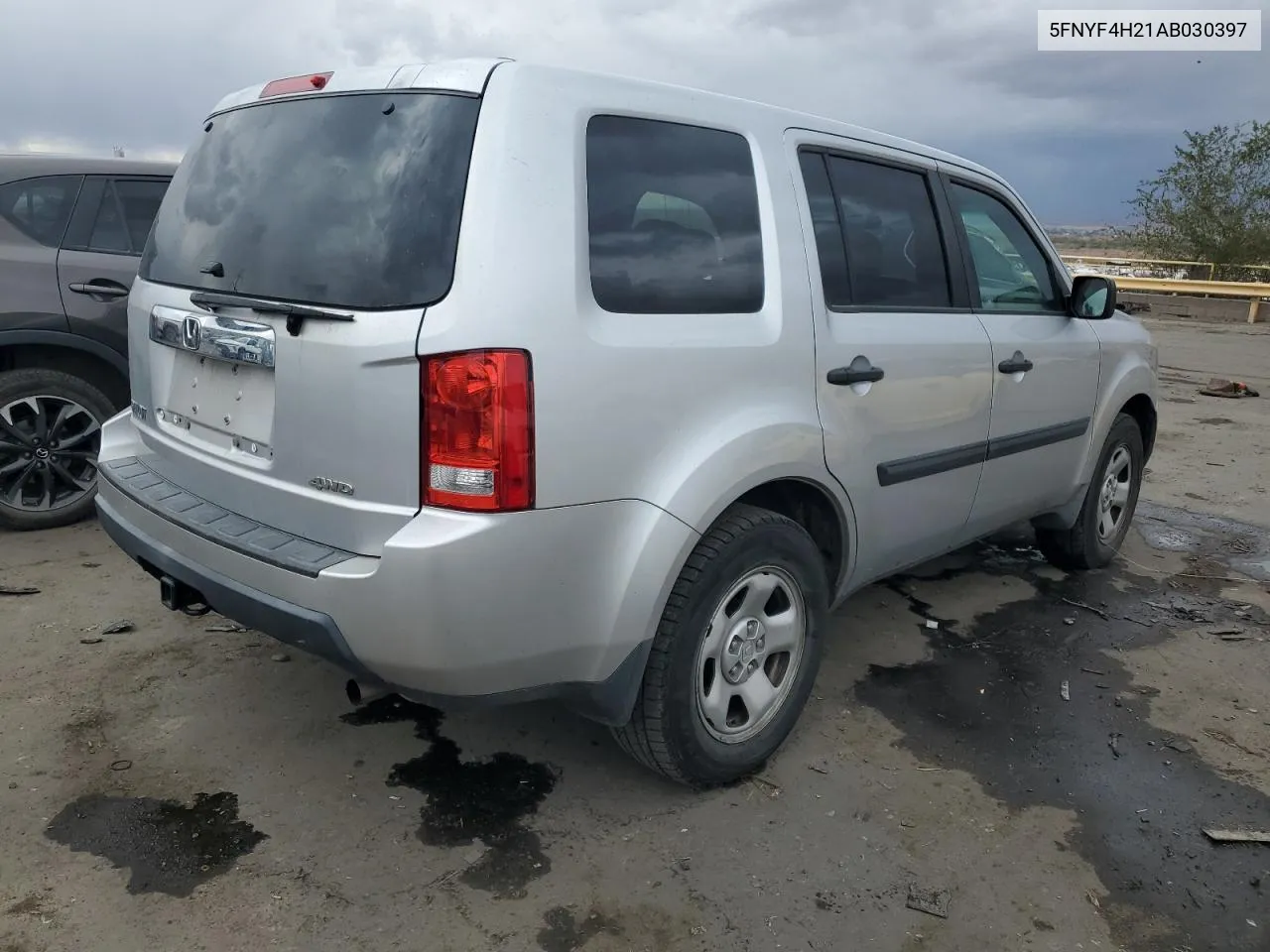 2010 Honda Pilot Lx VIN: 5FNYF4H21AB030397 Lot: 79040394