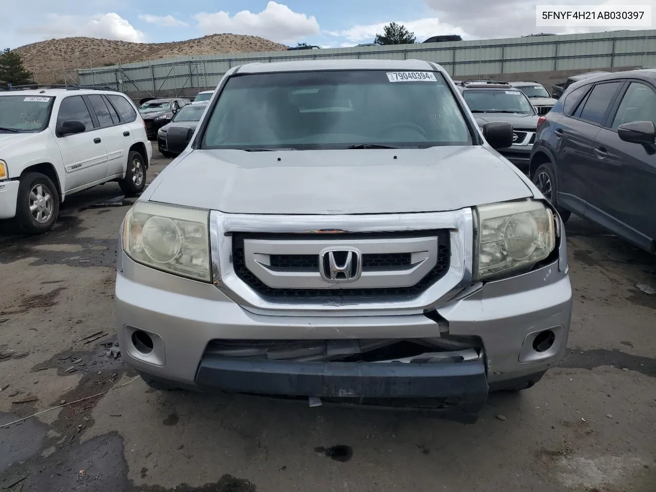 2010 Honda Pilot Lx VIN: 5FNYF4H21AB030397 Lot: 79040394